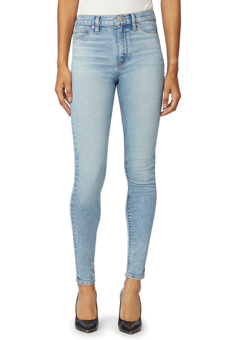 Barbara High Waist Super Skinny Jeans, Main, color, RIDE ON