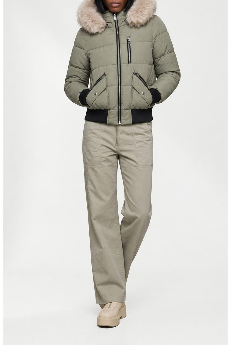 Vic Heavyweight Bomber Jacket, Alternate, color, SAGE