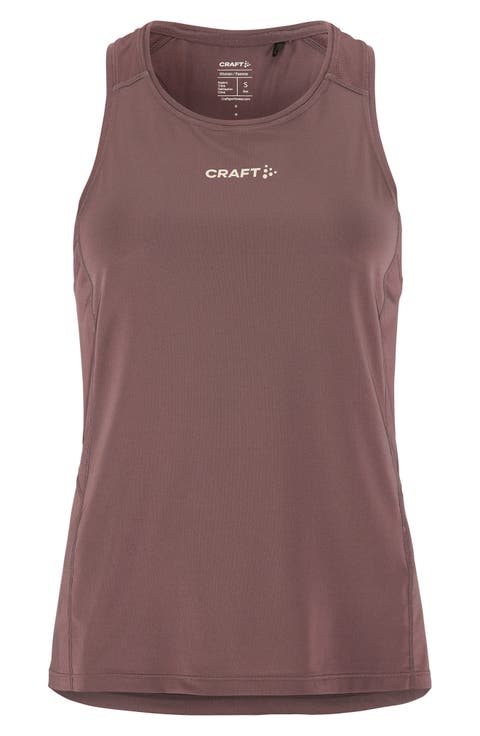 Essence Perforated Jersey Racerback Tank