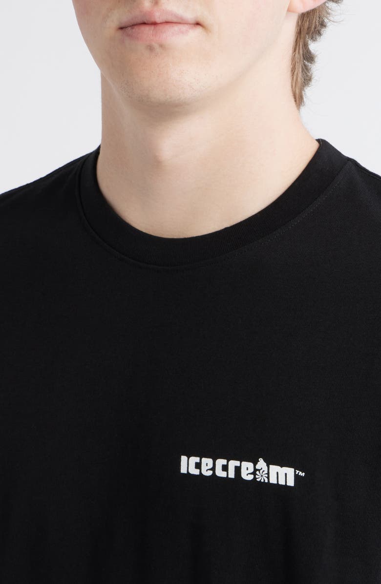 ICECREAM Cash Crop Graphic T-Shirt, Alternate, color, Black