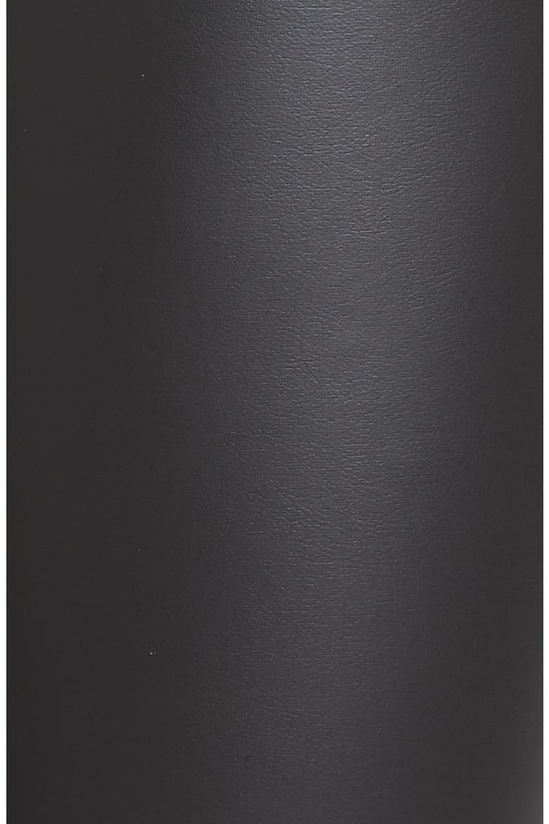 Faux Leather Leggings, Alternate, color, BLACK