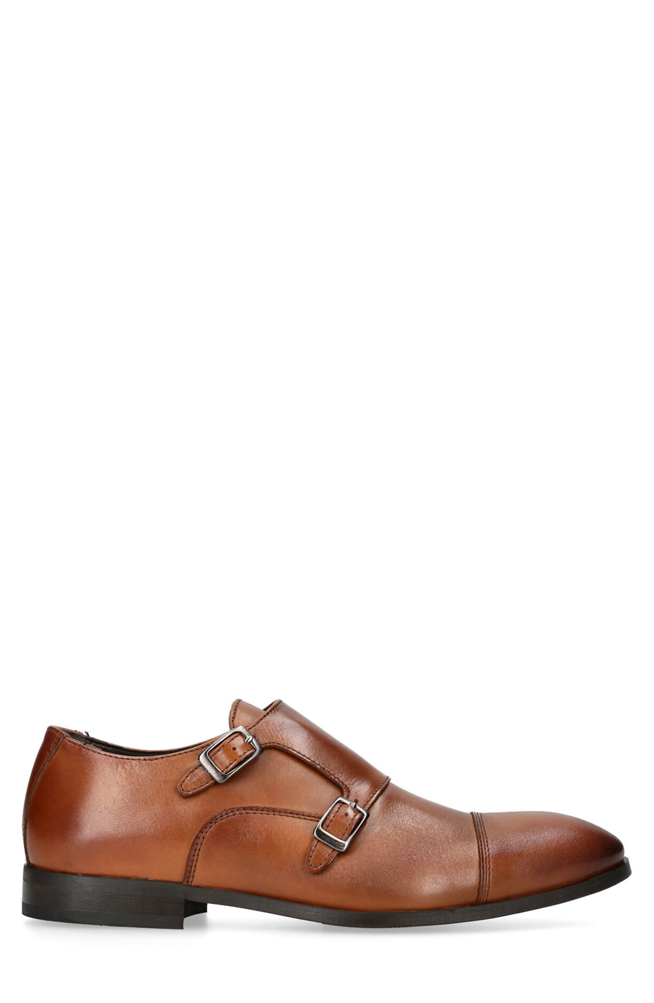 Kurt Geiger London Harry Double Monk Strap Loafer, Alternate, color, Light / Pastel Brown