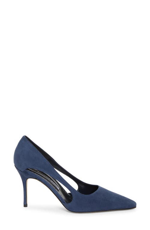 Manolo Blahnik Boukefalos Pointed Toe Pump