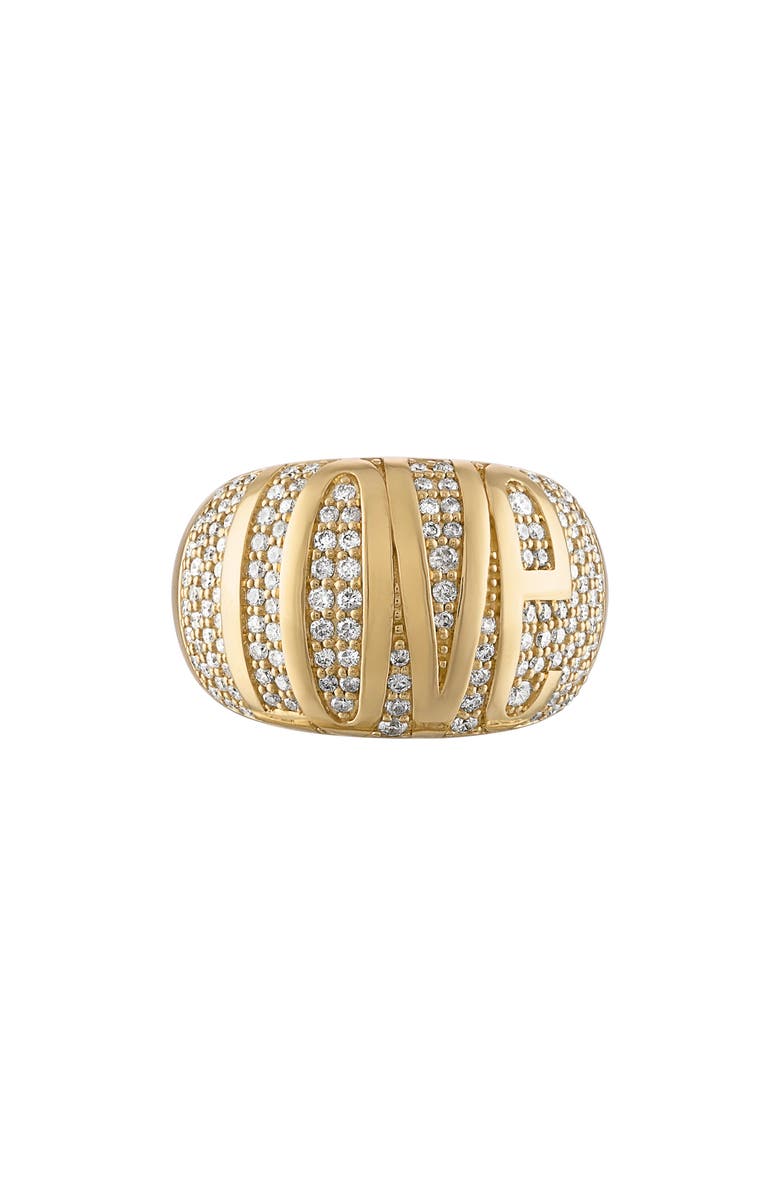 EDEN PRESLEY Express Yourself Dome Ring, Main, color, Yellow Gold