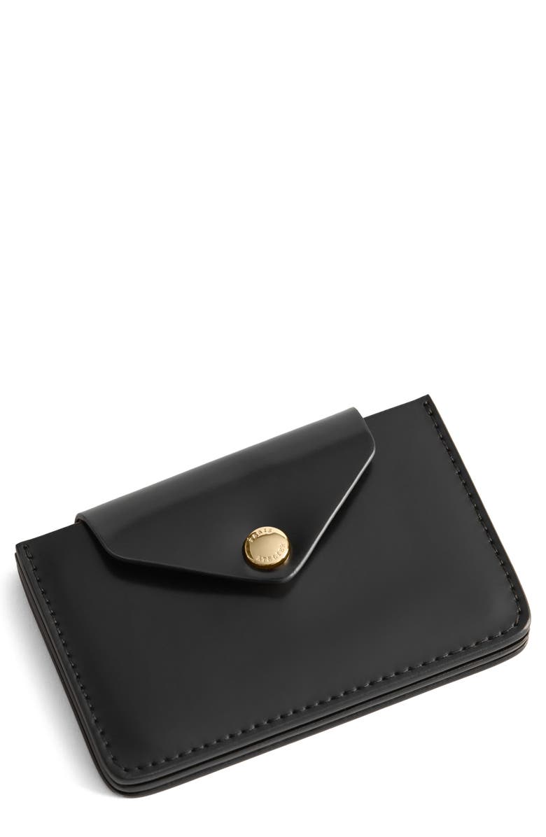 & Other Stories Leather Envelope Card Holder, Main, color, 