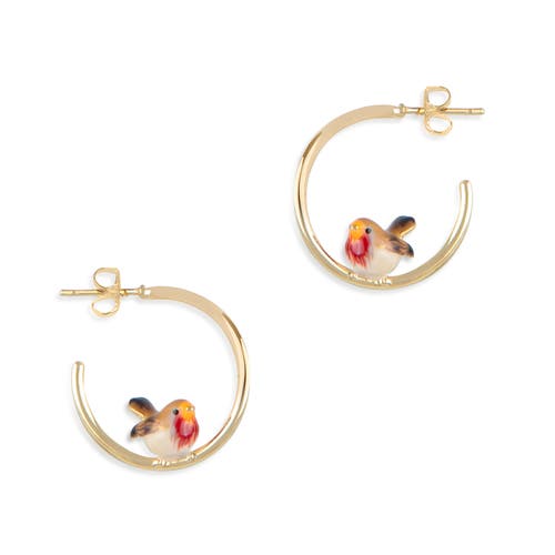 Bill Skinner Studio Robin Hoop Earrings