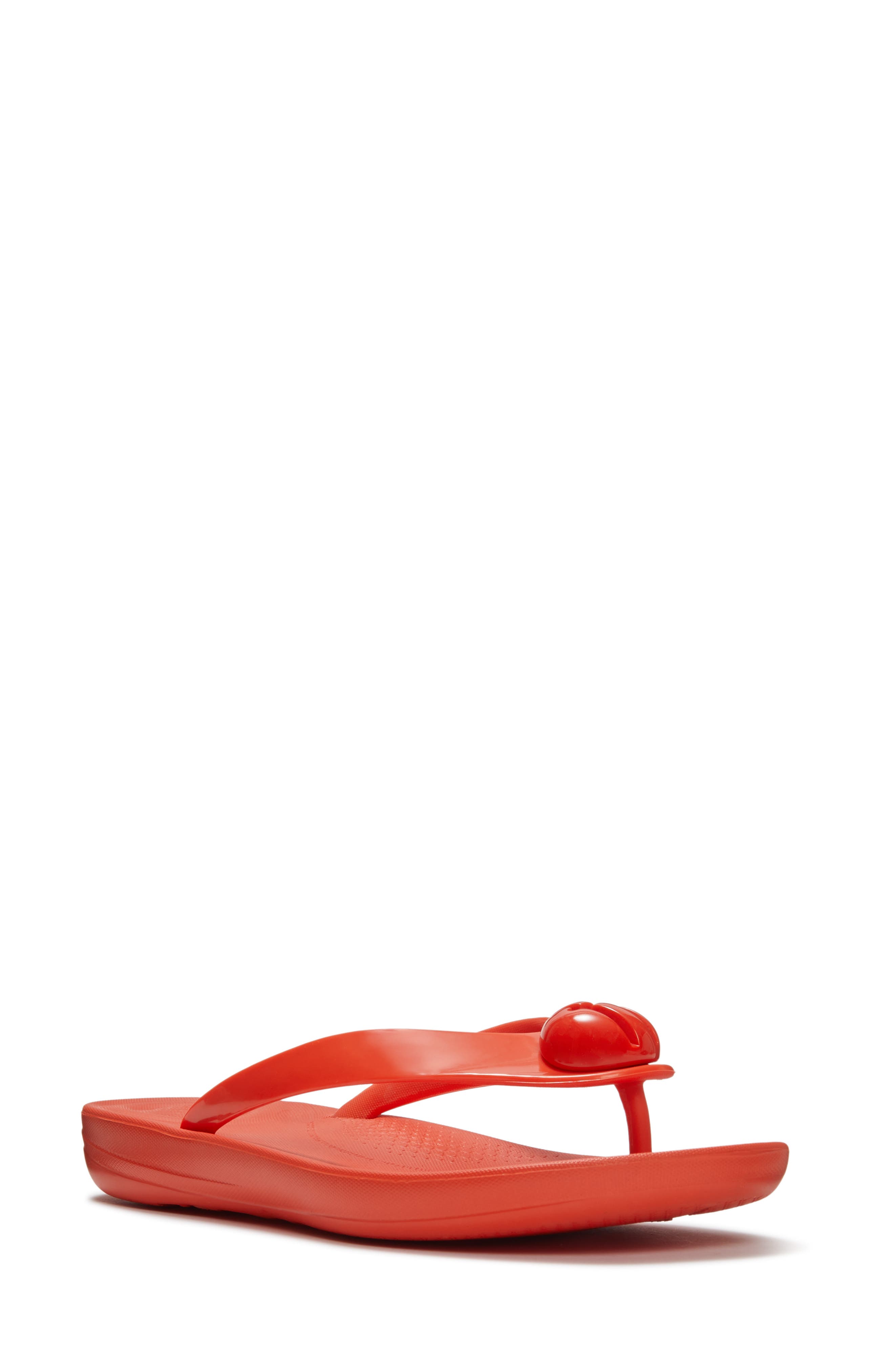iQushion Glossy Button Flip Flop