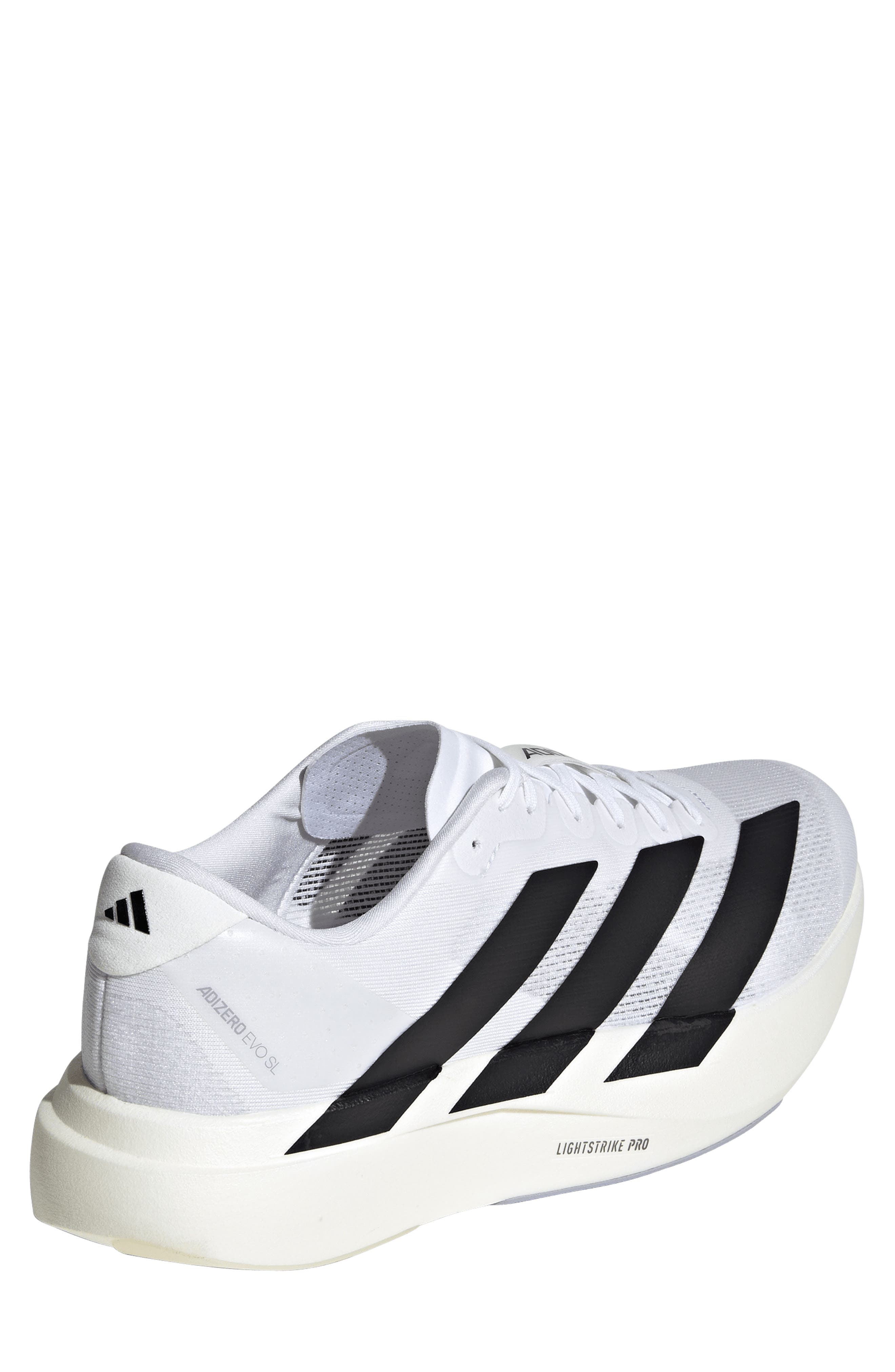 adidas Adizero Evo SL Running Shoe, Alternate, color, Ftwwht/Cbl