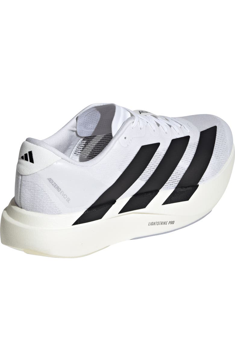 adidas Adizero Evo SL Running Shoe, Alternate, color, Ftwwht/Cbl