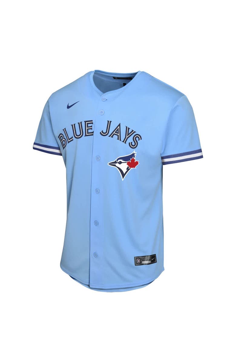 Nike Youth Nike Andrés Giménez Powder Blue Toronto Blue Jays Alternate Game Player Jersey, Alternate, color, Light Blue