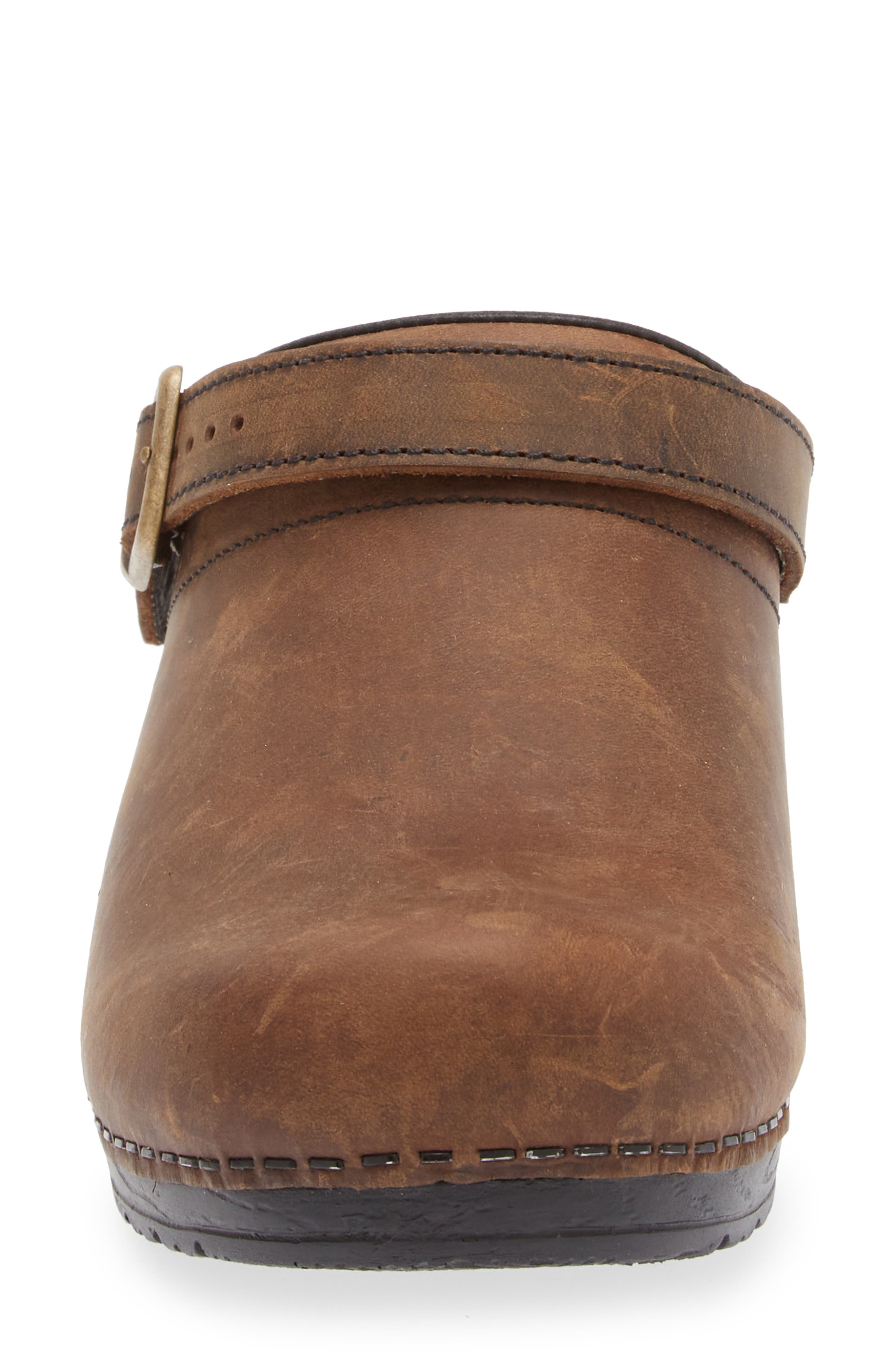 Sanita Morse Slingback Clog, Alternate, color, Chestnut