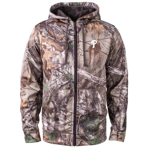 Men's Dunbrooke  Camo Philadelphia Phillies Trophy Realtree Full-Zip Hoodie