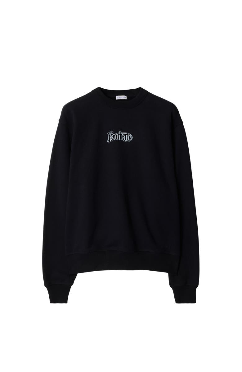 Burberry Logo Cotton Blend Sweatshirt, Alternate, color, 