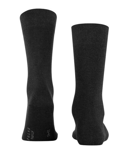 Falke Family Sustainable Cotton Socks In Black