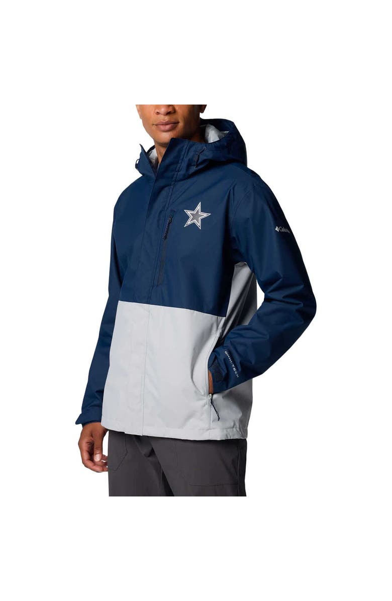 Columbia Men's Columbia Navy/Silver Dallas Cowboys Field Bound Omni-Shield Full Zip Jacket, Main, color, Navy