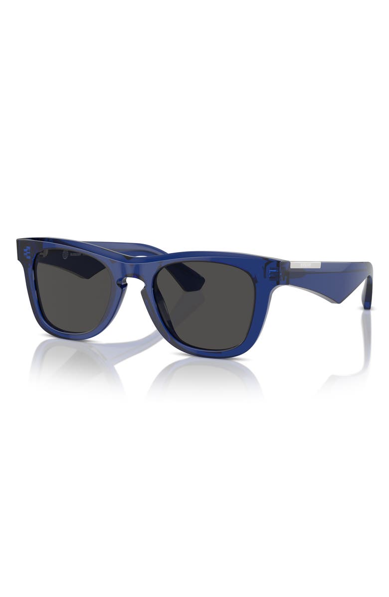 Burberry 50mm Square Sunglasses, Alternate, color, Blue