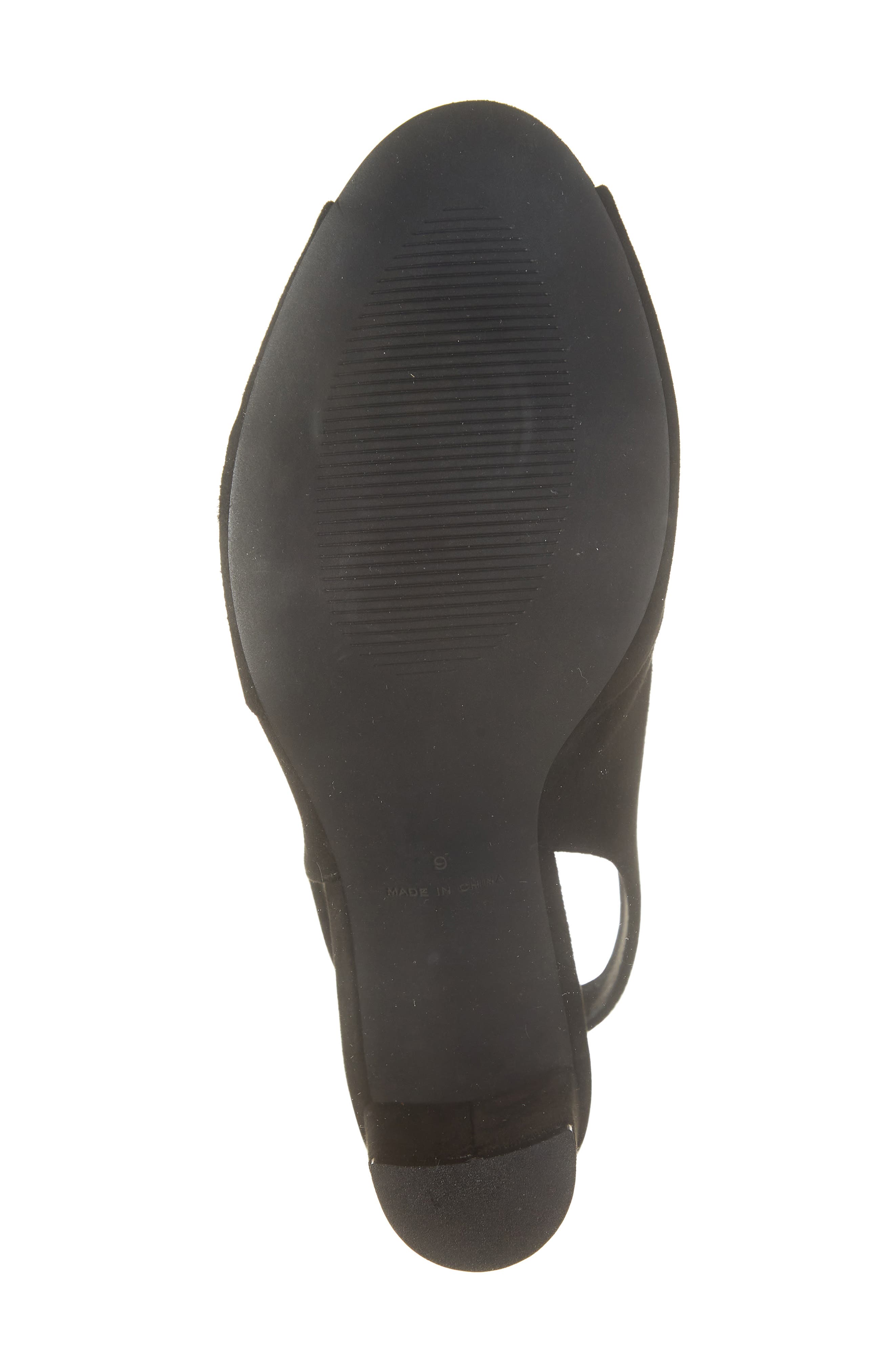 KOKO + PALENKI Pinnacle Ankle Strap Peep Toe Sandal, Alternate, color, Black Suede