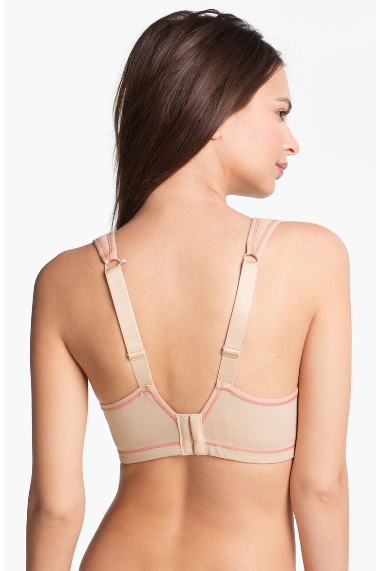 Sonic Underwire Sports Bra, Alternate, color, NUDE