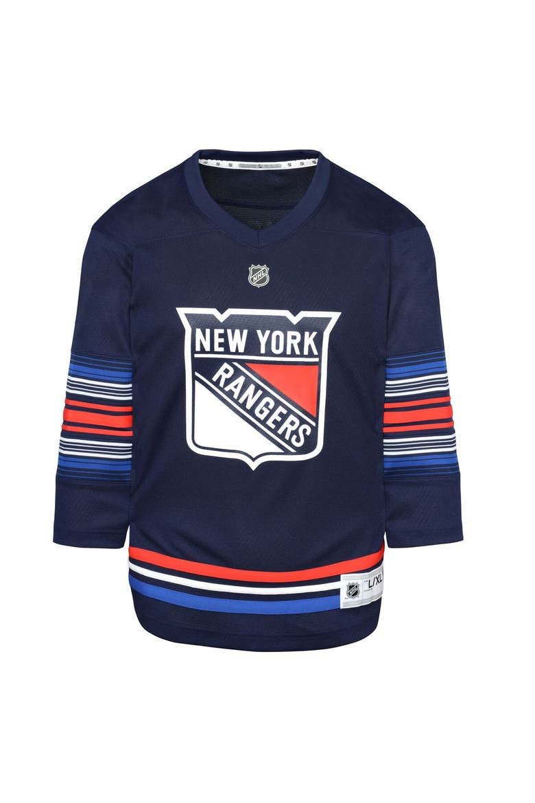 Youth  Navy New York Rangers Alternate Replica Jersey, Alternate, color, Navy