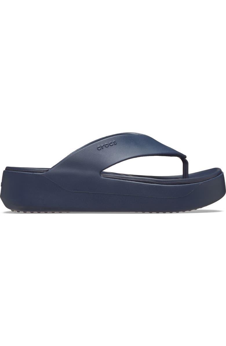 CROCS Getaway Platform Flip Flop, Alternate, color, Navy