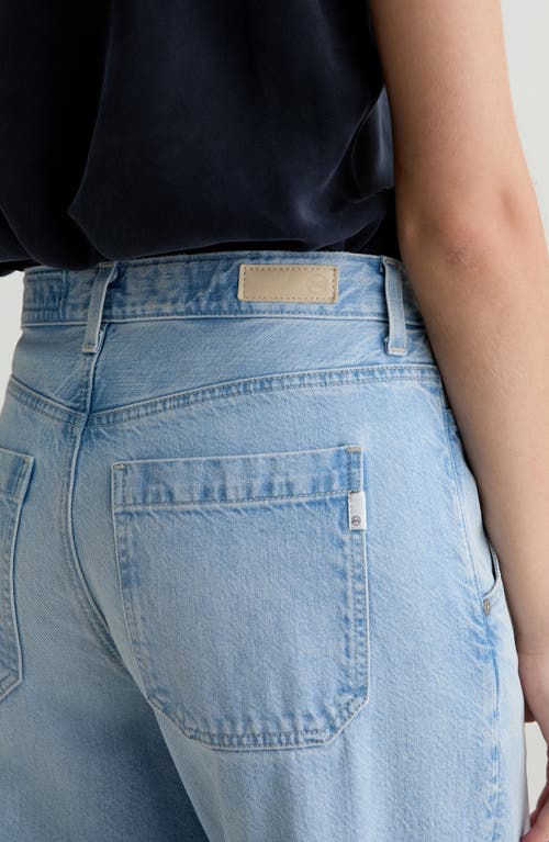 Ag Posey Mid Rise Super Wide Leg Jeans In Blue