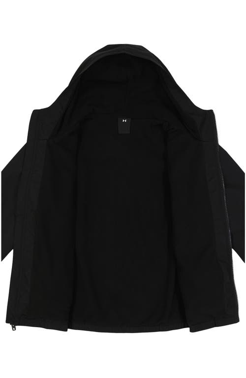Under Armour Kids' Manataug Windbreaker Jacket In Black
