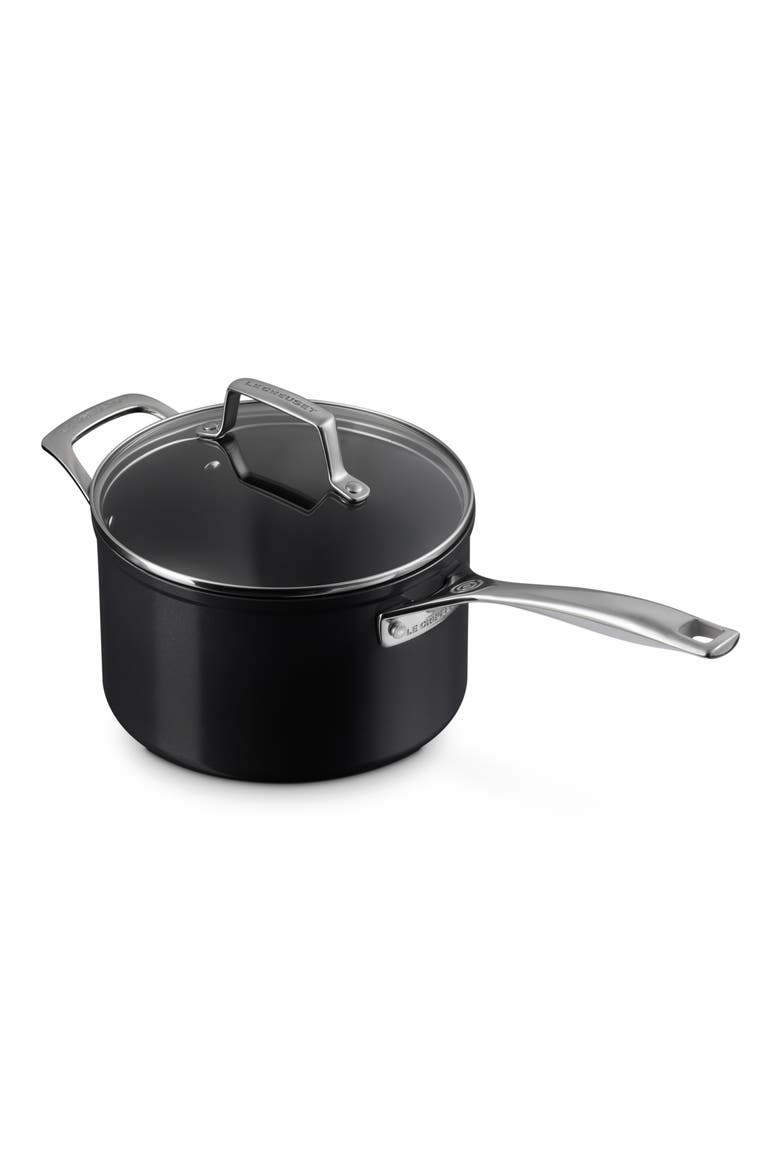 Essential Nonstick Ceramic Saucepan with Glass Lid, Alternate, color, NA