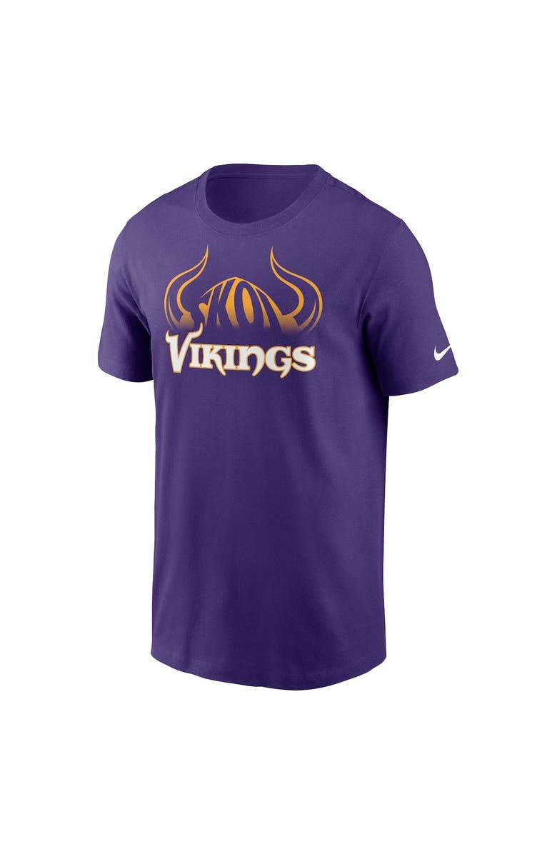 Nike Men's Nike Purple Minnesota Vikings Hometown Collection Helmet T-Shirt, Alternate, color, 
