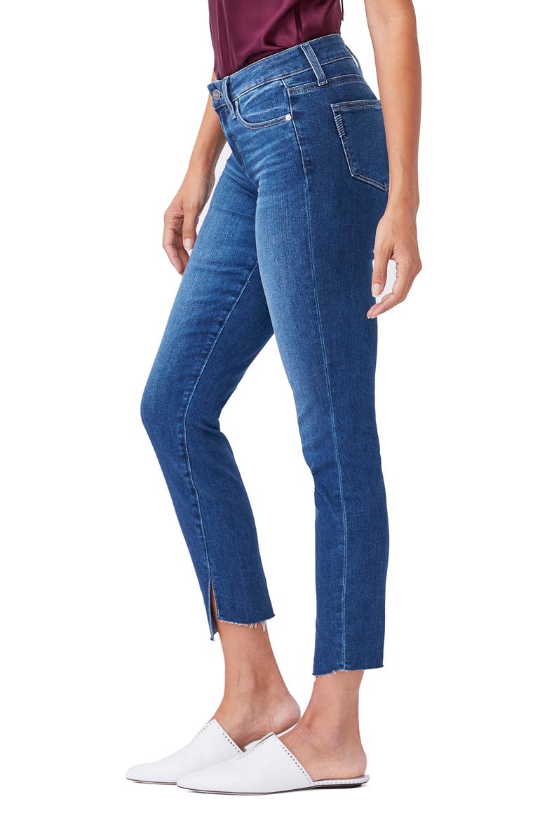 PAIGE Verdugo Mid Rise Twist Inseam Ankle Skinny Jeans (Women ...