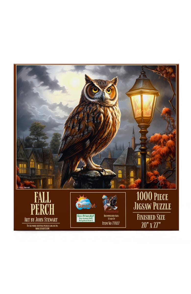 Sunsout Fall Perch 1000 piece Jigsaw Puzzle for Adults, Alternate, color, Multicolor