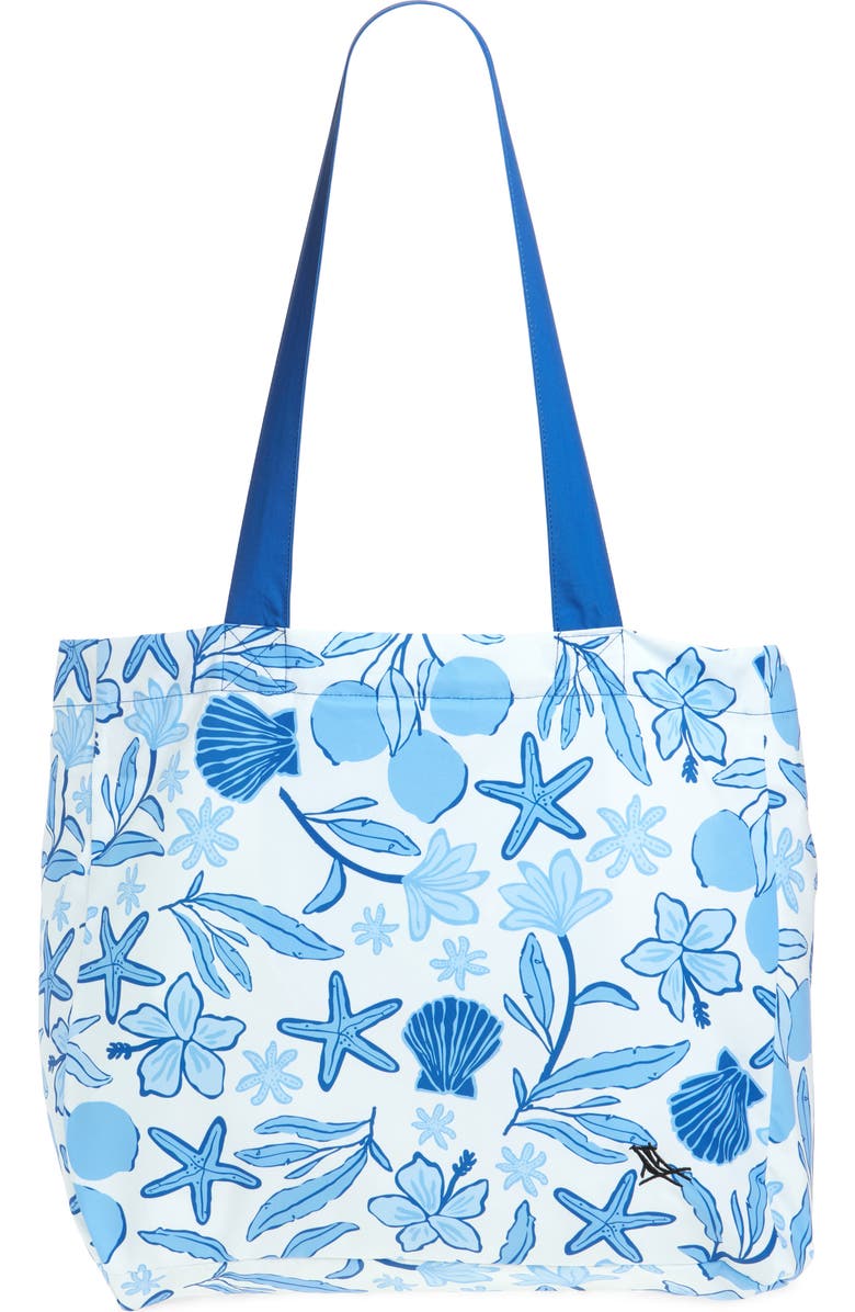 DOCK AND BAY Foldable Twill Tote, Main, color, Wavy Baby