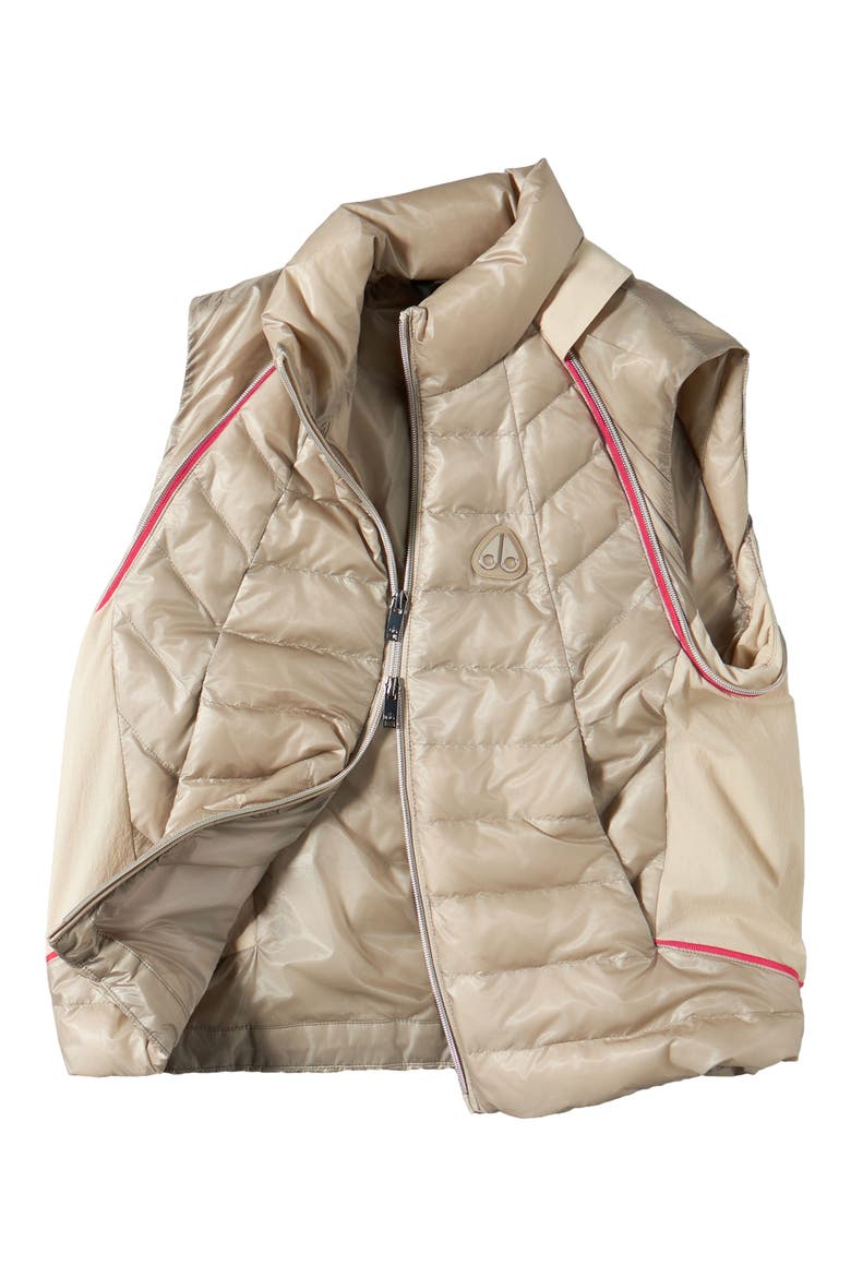 Cloud Walker 800 Fill Power Down Hybrid Jacket, Alternate, color, ALABASTER