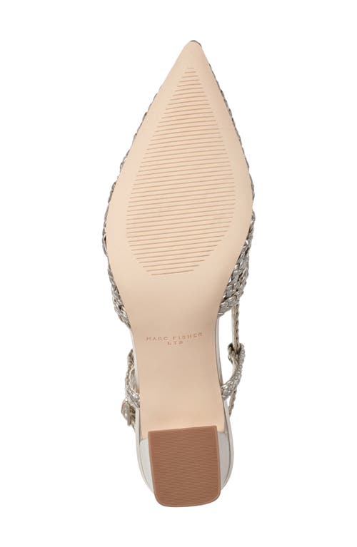 MARC FISHER LTD MARC FISHER LTD ZUNNIE SLINGBACK POINTED TOE PUMP