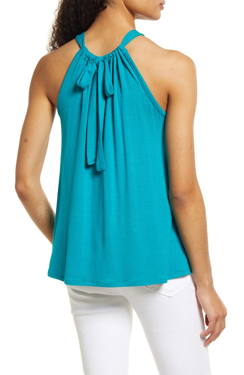 Loveappella Halter Neck Tank, Alternate, color, Jade