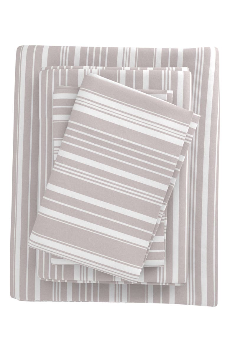 Woven & Weft Stripe Sheet Set, Main, color, Lavender Purple Stripe