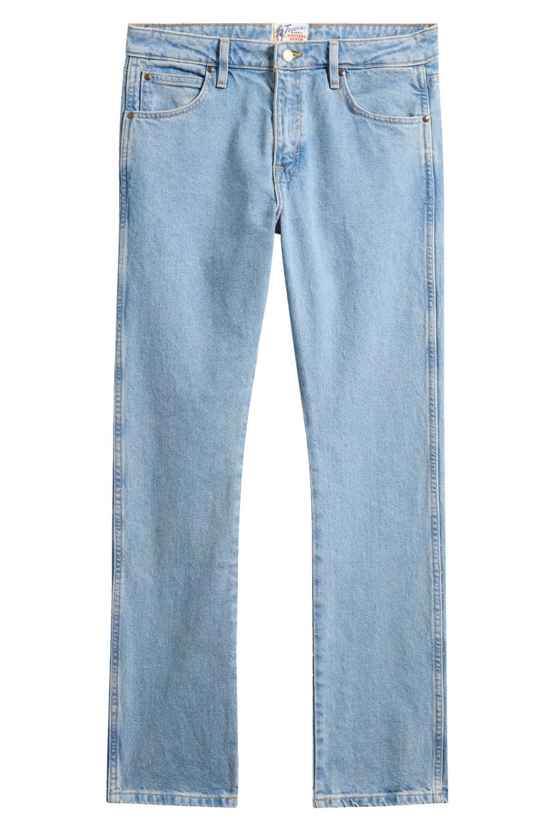 Slim Straight Heritage Denim Jeans, Alternate, color, LIGHT BLUE
