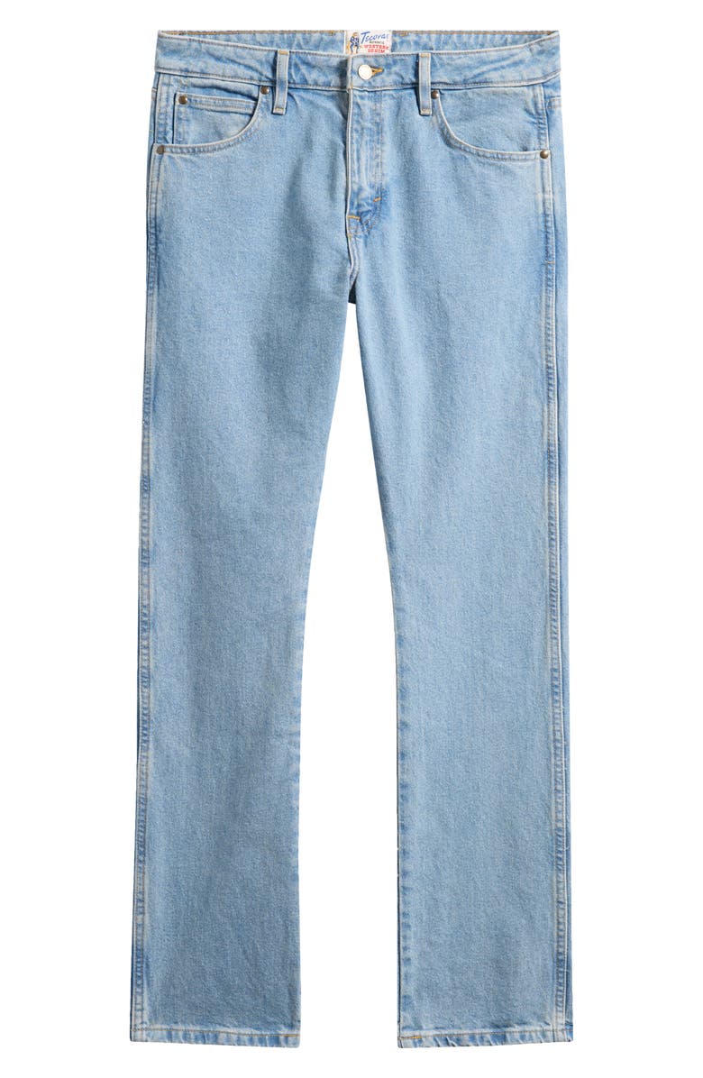Tecovas Slim Straight Heritage Denim Jeans, Main, color, Light Blue