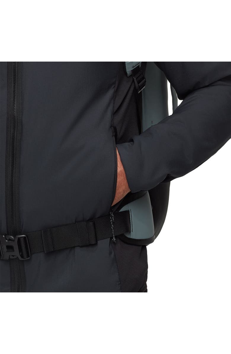 Mammut Rime Air In Hybrid Hooded Jacket - Men's, Alternate, color, Black