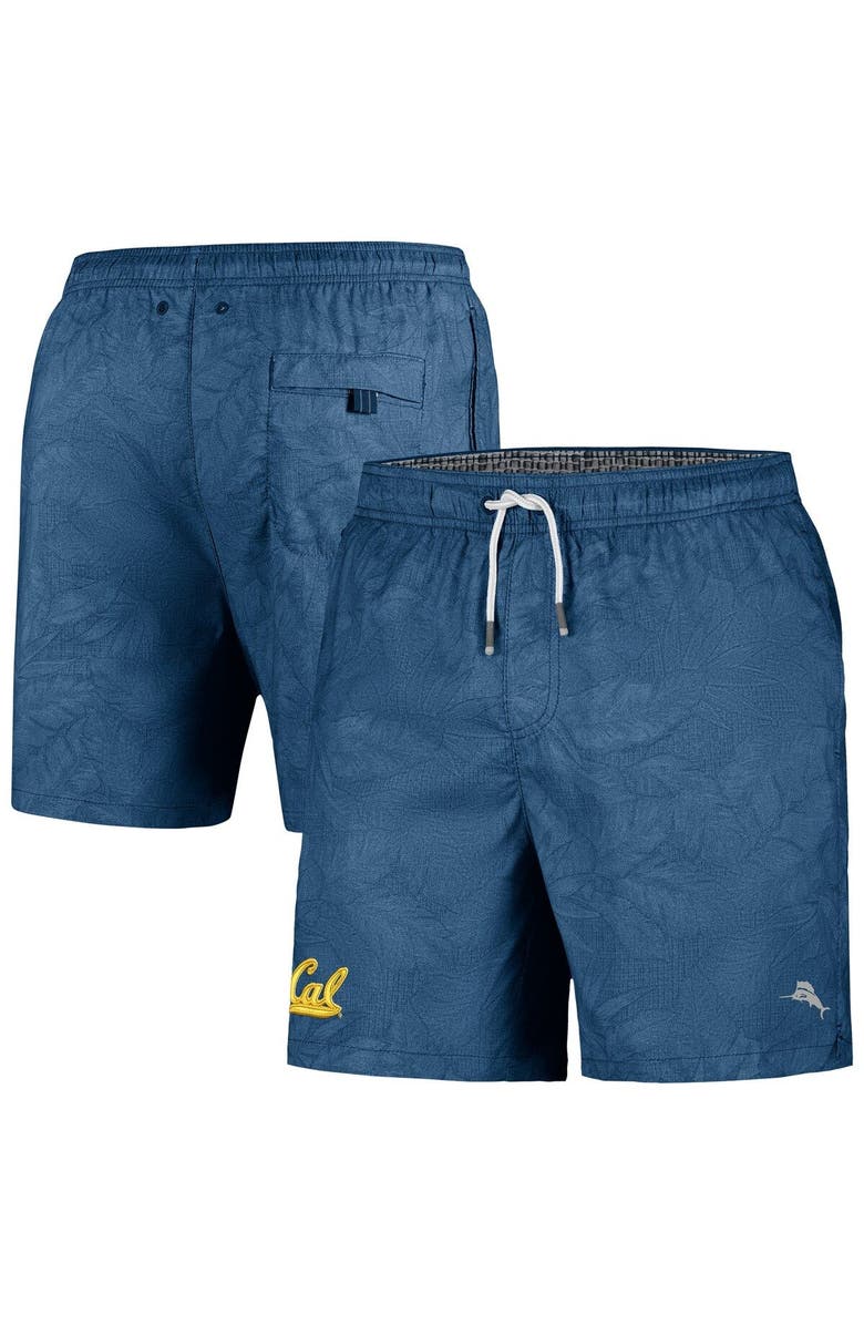 Tommy Bahama Men's Tommy Bahama Navy Cal Bears Naples Layered Leaves Swim Trunks, Main, color, 