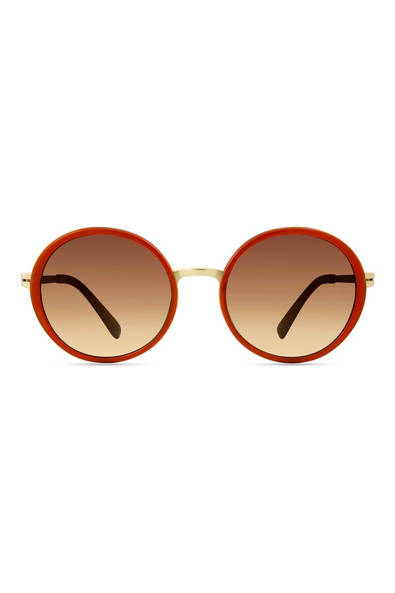 Round Sunglasses, Main, color, TERRACOTTA