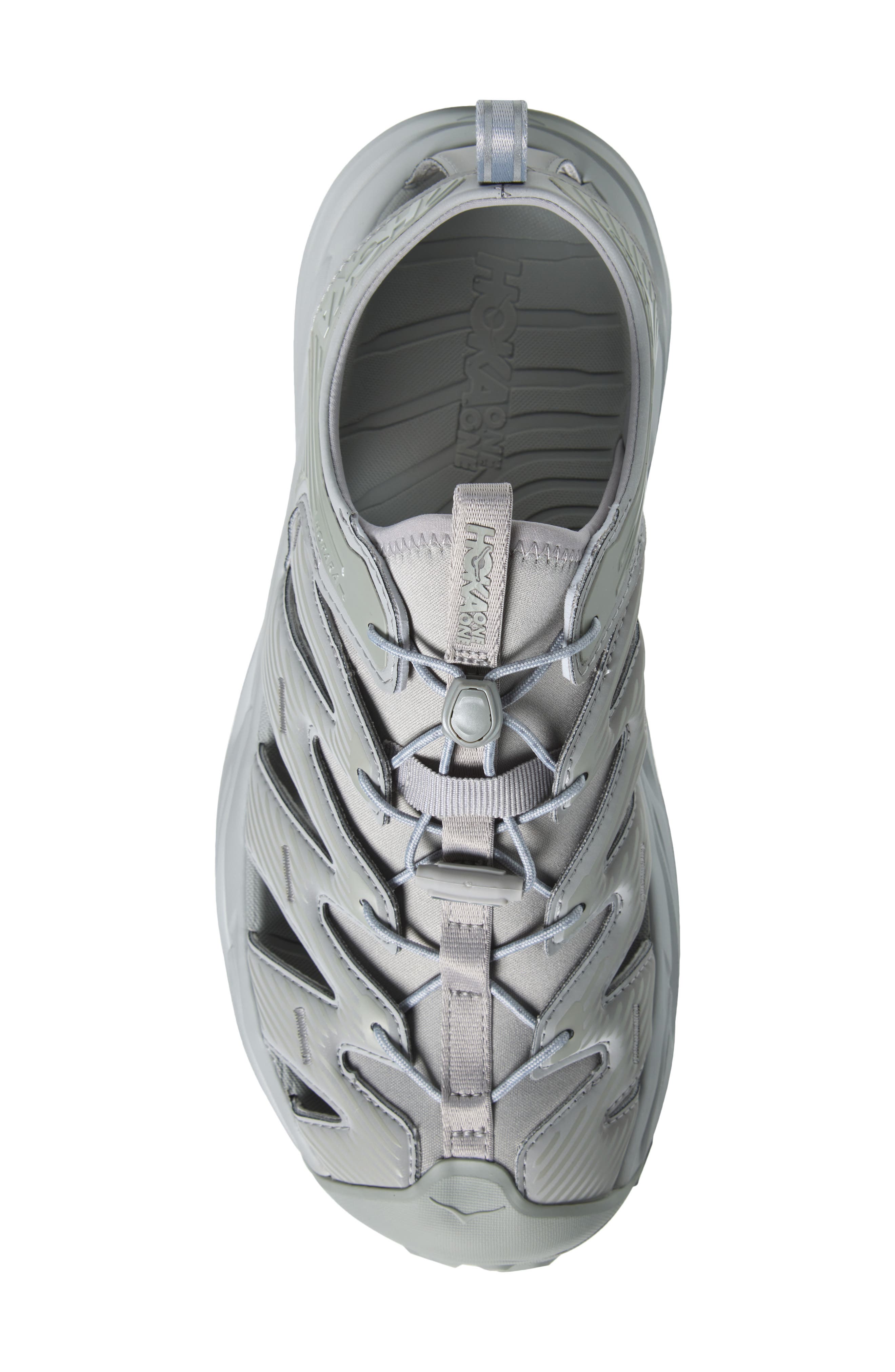 HOKA Hopara Hiking Sandal, Alternate, color, Stellar Grey / Stellar Grey