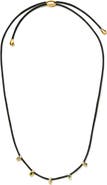 Missoma Molten Stone Baguette Slide Necklace