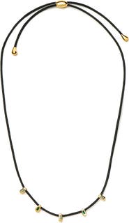 Missoma Molten Stone Baguette Slide Necklace