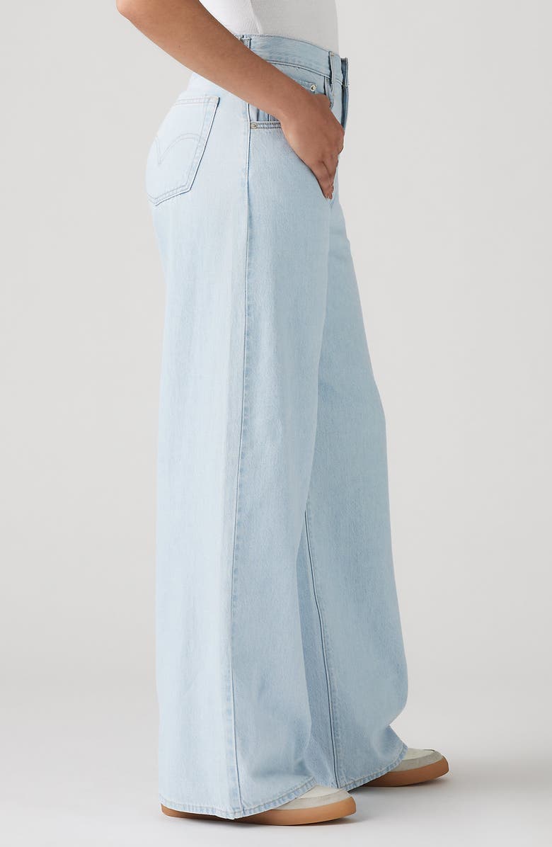 Levi's<sup>®</sup> Cinch High Waist Baggy Wide Leg Jeans, Alternate, color,