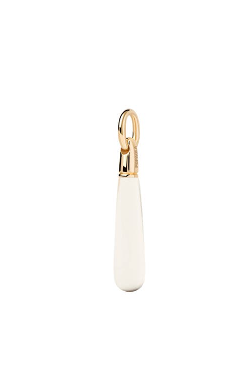 Pdpaola Rock Crystal Large Drop Pendant In Clear Quartz