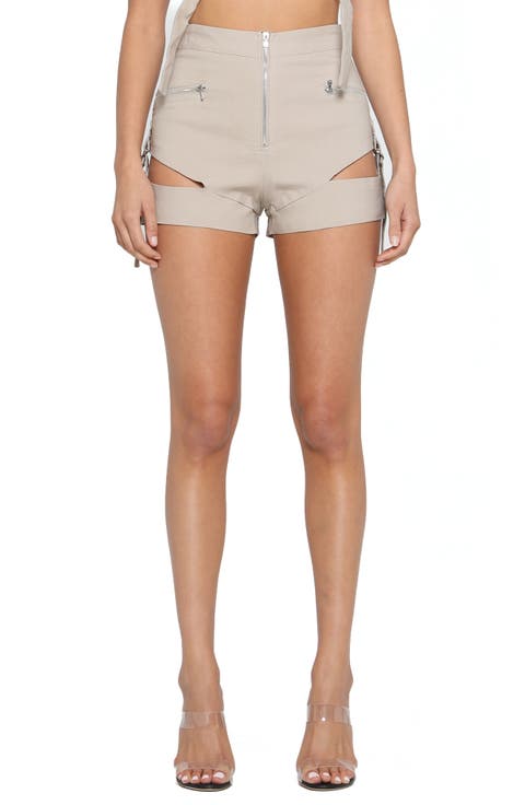 Reed Slashed Utility Shorts