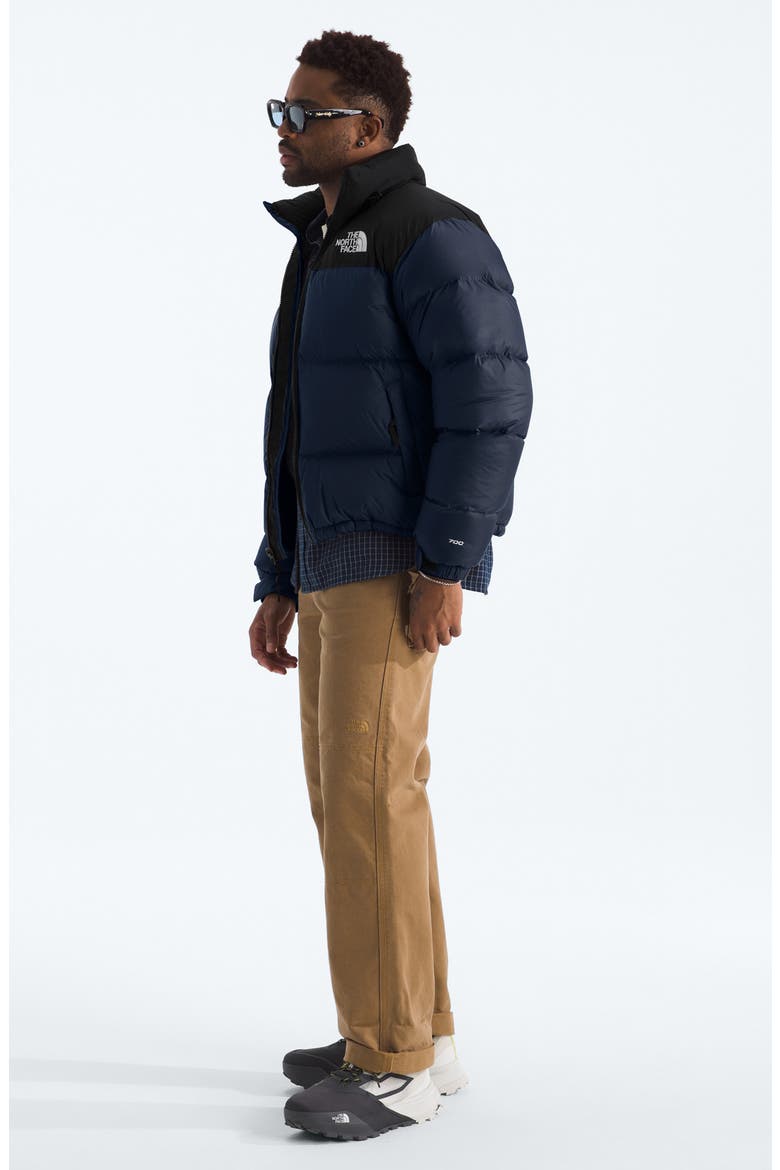 1996 Retro Nuptse 700 Fill Power Down Packable Jacket, Alternate, color, SUMMIT NAVY/ TNF BLACK R