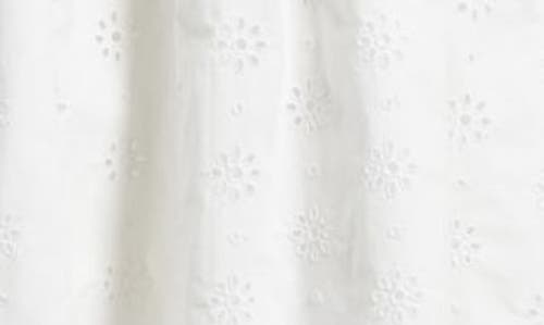 Caslonr Caslon(r) Eyelet Smocked Flutter Sleeve Maxi Dress
