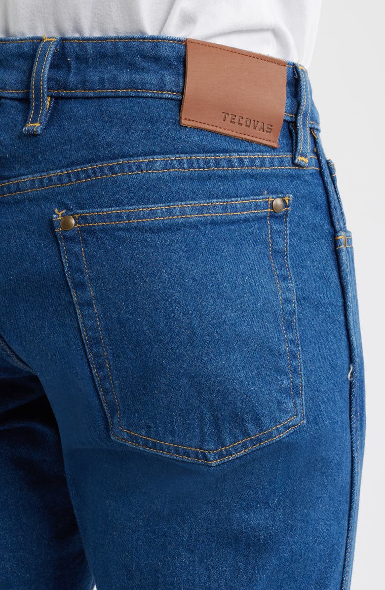 Tecovas Slim Straight Heritage Denim Jeans, Alternate, color, Medium Blue