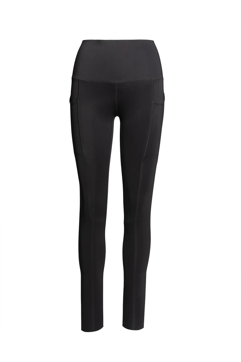 Performance High Waisted Pocket 7/8 Legging, Alternate, color, Black